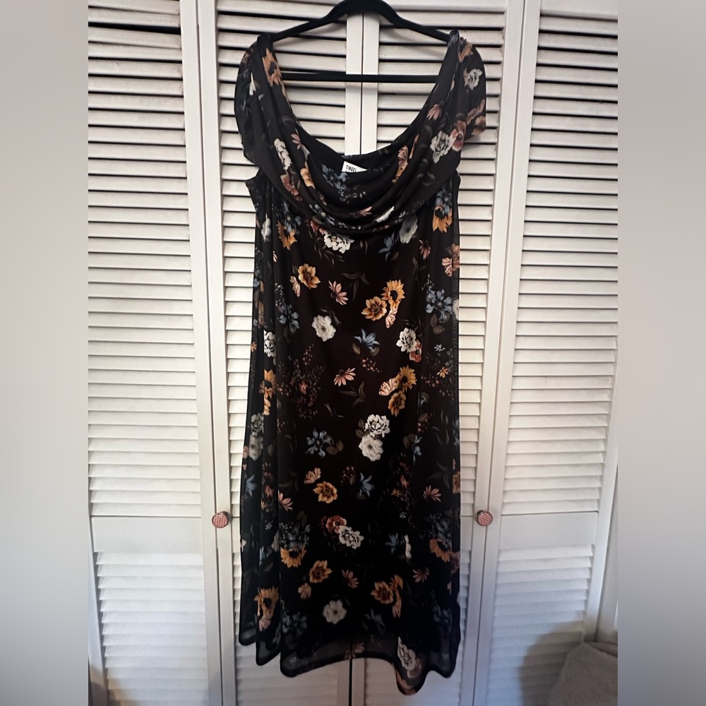 ✨ Gorgeous Plus Size Off-The-Shoulder Dress — TINSEL ✨